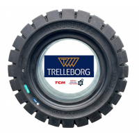 Lốp đặc 250-15/7.0 (250/70-15) Trelleborg XP800, sản xuất tại Sri Lanka, dùng cho bánh trước của xe nâng  3.5 tấn 